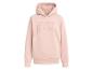 Roze Bench hoodie met reliëflogo.