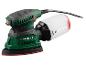 Parkside PMS 220 A1 elektrische schuurmachine met groene en zwarte behuizing en stofcontainer