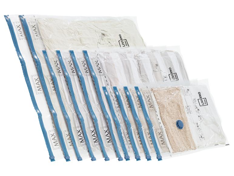 Livarno Home en MAX vacuümzakken.