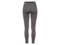 Grijze leggings met strepen voor sporten.