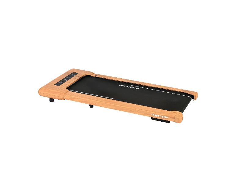 Christopeit loopband met houten afwerking en digitaal display