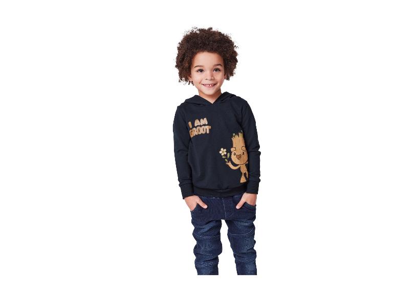 Kinder hoodie en jeans met Groot print.