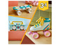 LEGO 3-in-1 set met een skateboard, een radio en een rolschaats.