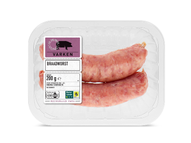 Braadworstjes kleinverpakking