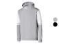 Adidas grijze en witte hoodie.