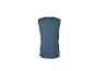 Blauwgrijs mouwloos sportshirt voor heren, achterkant