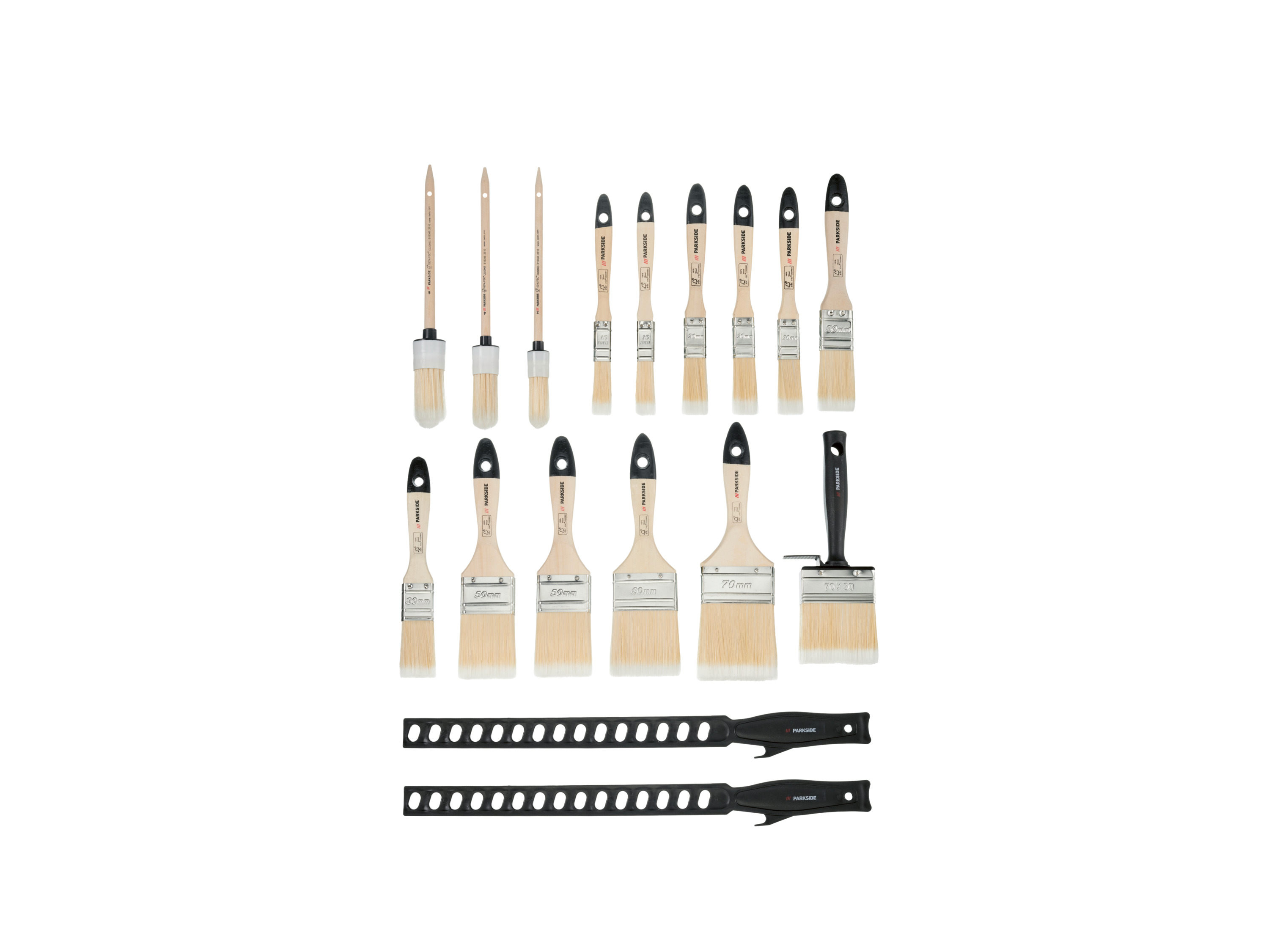 PARKSIDE Kwastenset XXL, 17-delig (Acryl)