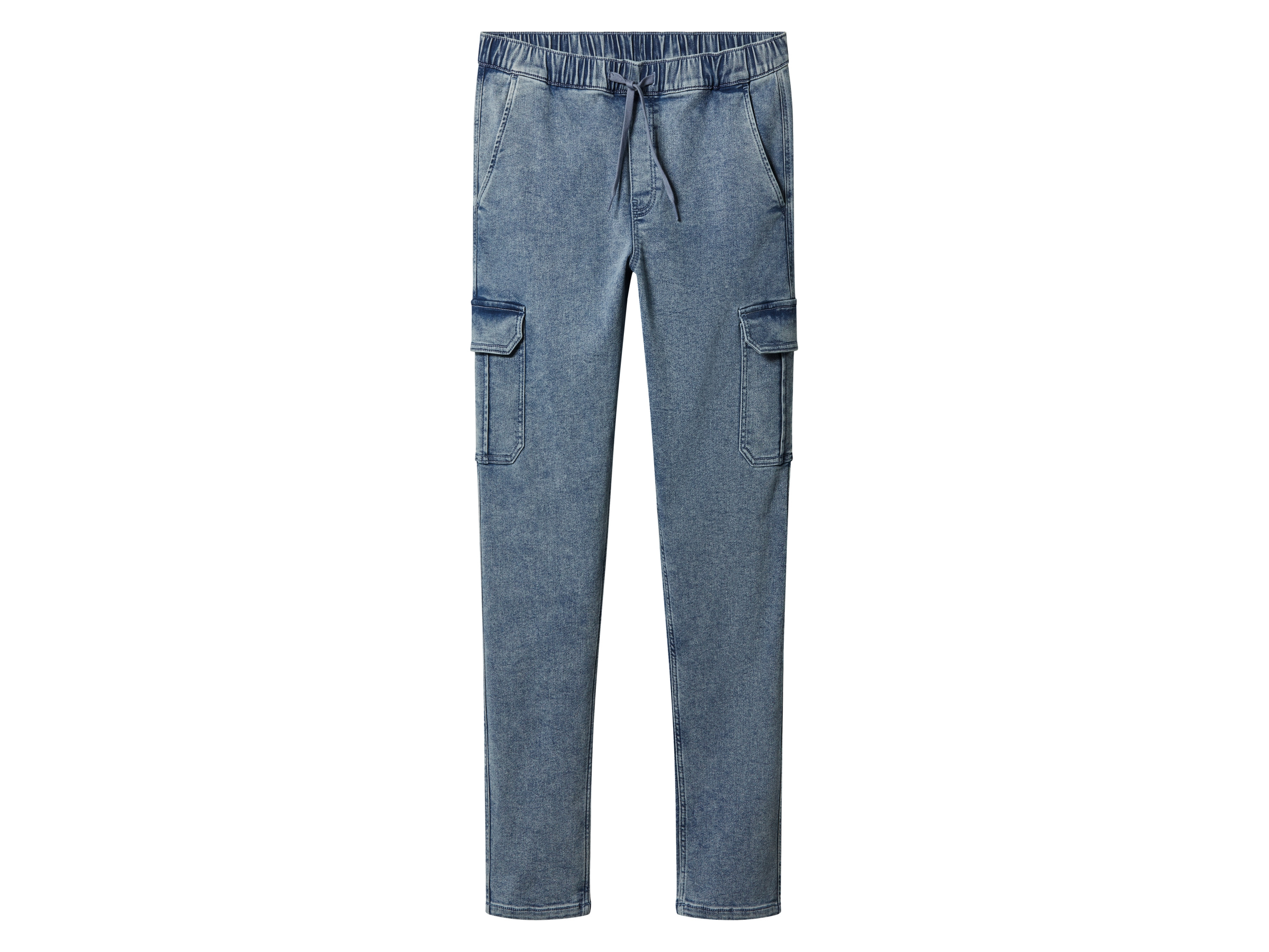 esmara Men Heren cargobroek (Blauw, 56)