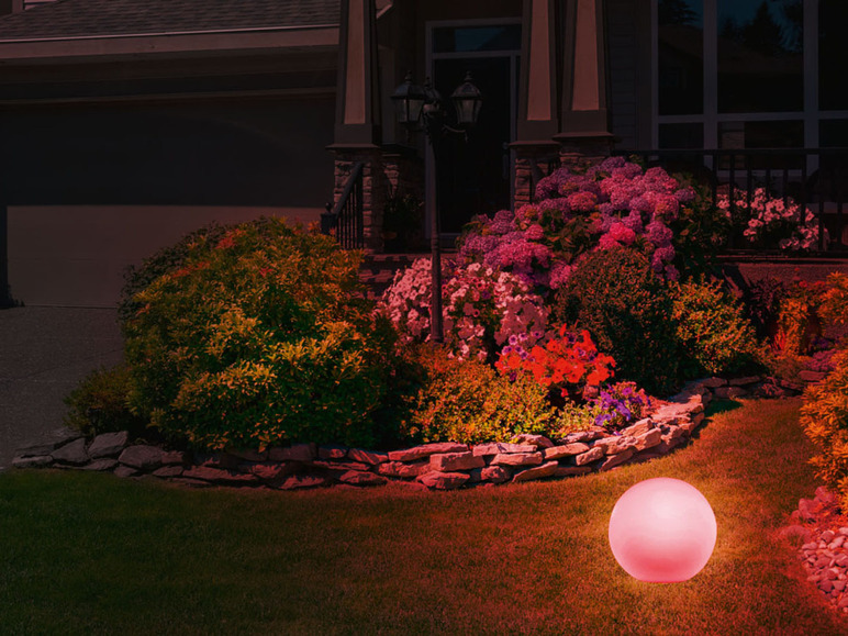 Ga naar volledige schermweergave: LIVARNO home LED-buitenlamp Ø40 cm RGB - Zigbee Smart Home - afbeelding 6