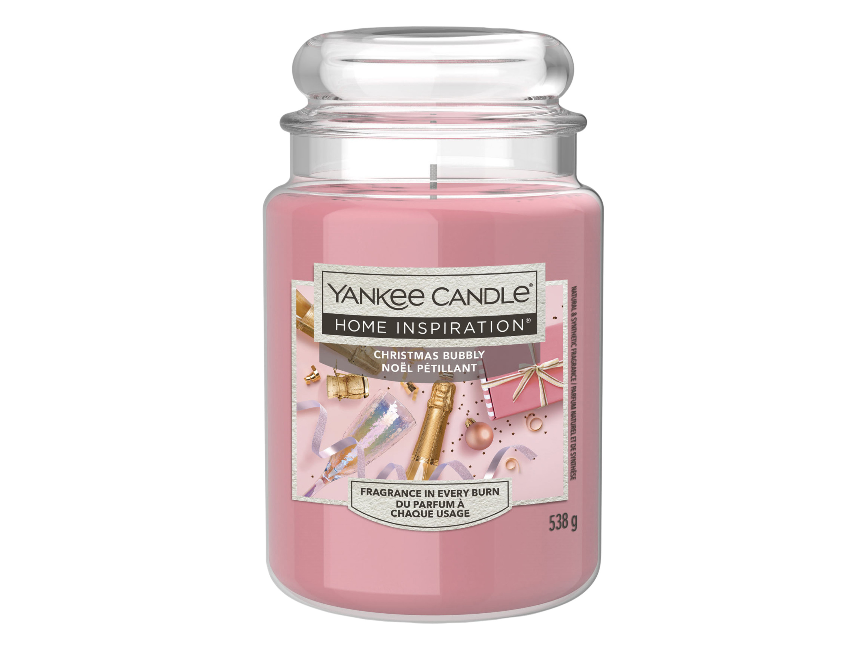 YANKEE CANDLE Geurkaars in glas, Christmas Bubbly