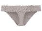 Grijze damesonderbroek met kant.