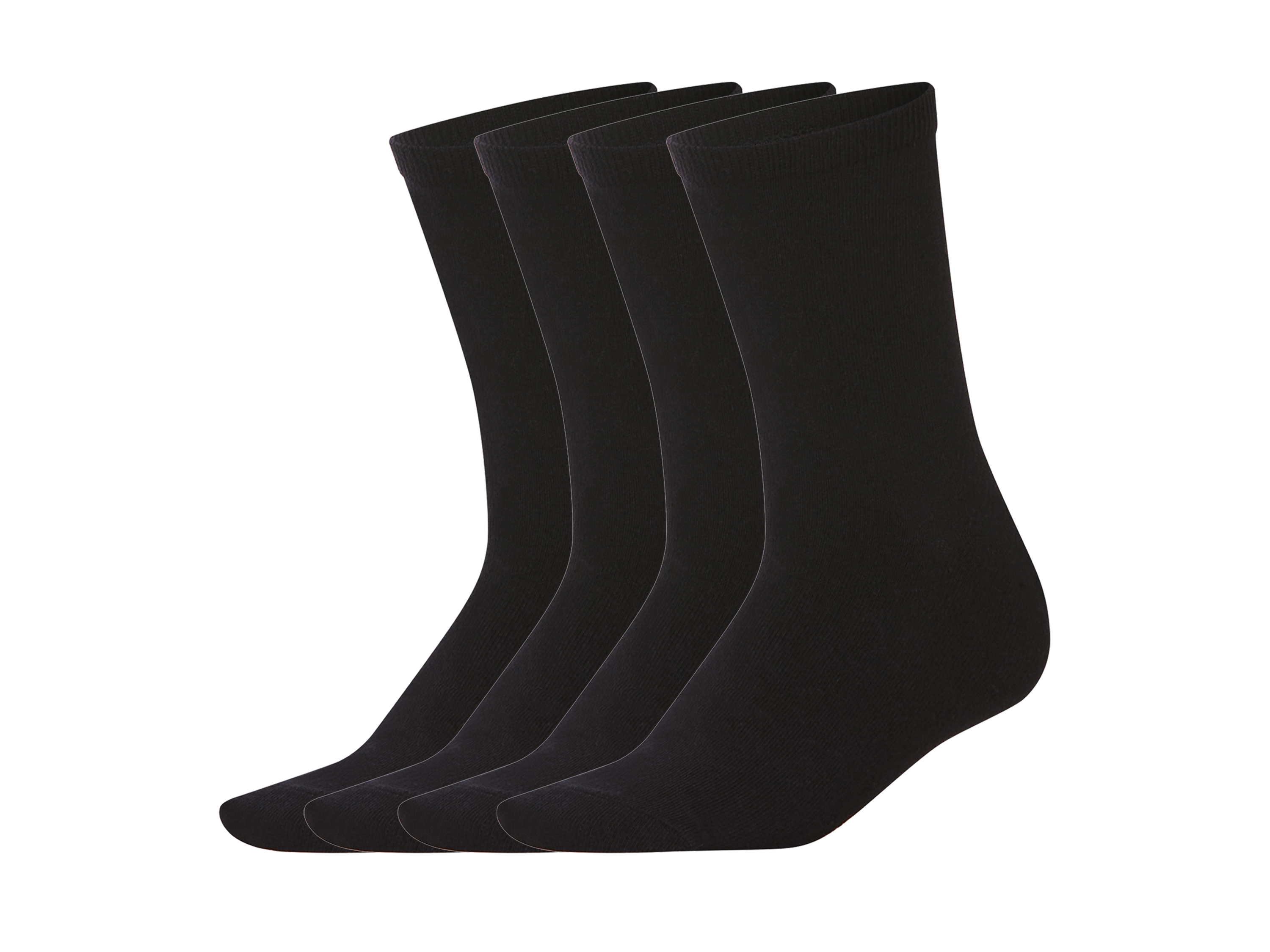 esmara 4 Paar sokken (Zwart, 39-42)