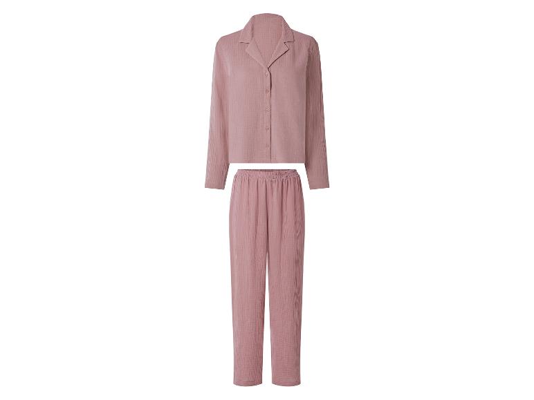 Roze mousseline damespyjama