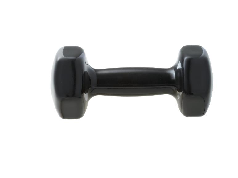 Zwarte halter op een witte achtergrond