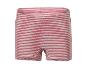 Jongens katoenen boxershort met rode en witte strepen