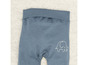 Blauwe leggings voor baby's met een olifantprint.