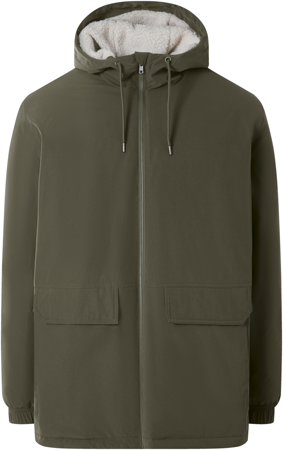 ESMARA MEN Heren parka jas (Olijfgroen, M)