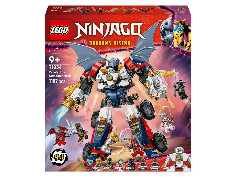 LEGO Ninjago Zane's Ultra Combiner Mech set met 1187 onderdelen.