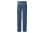 Blauwe jeans met achterzakken