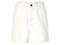 Witte katoenen shorts.