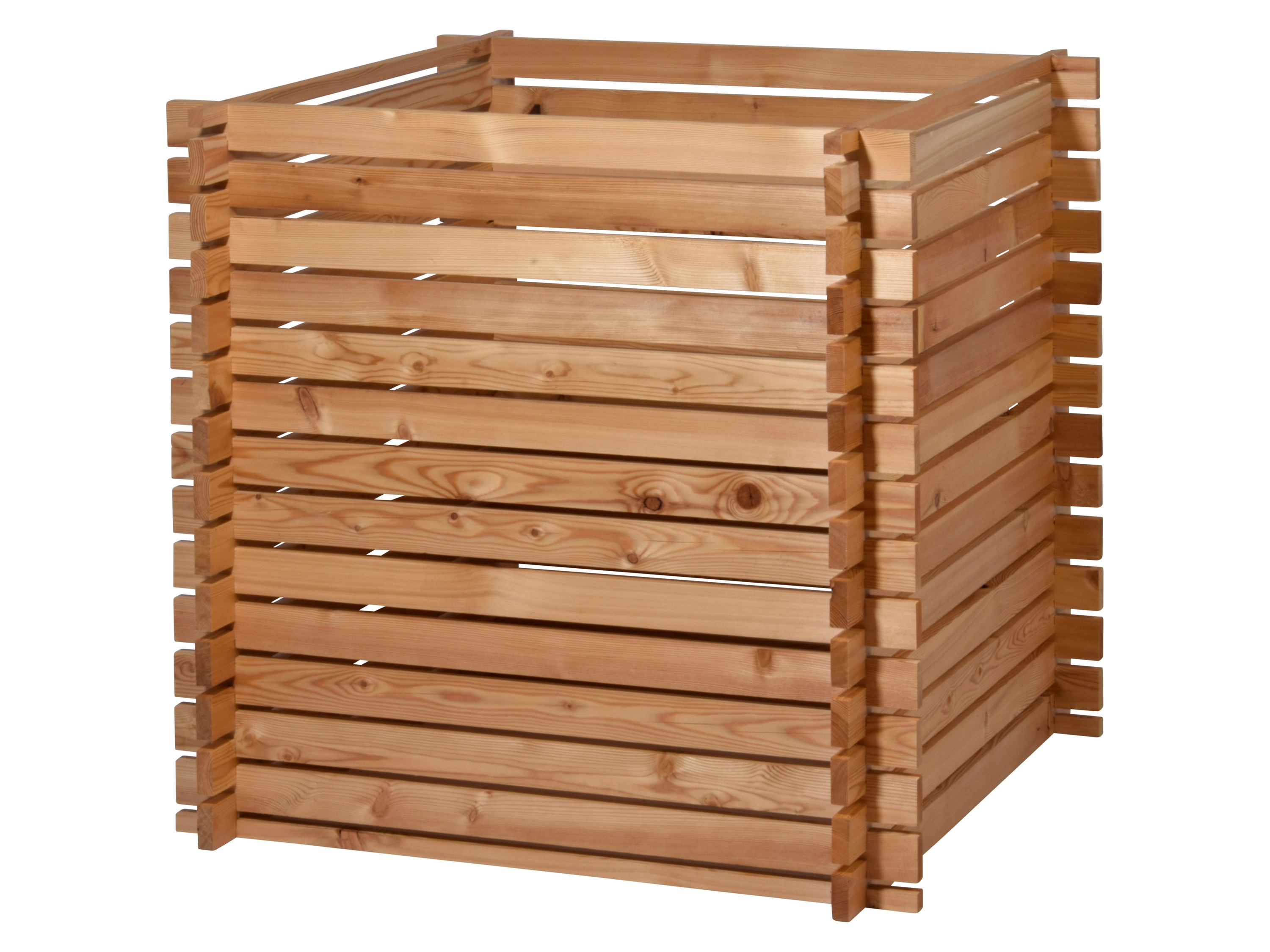 DOBAR Houten compostbak Lärchi, 420 L