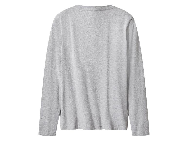 Grijs shirt met lange mouwen, achterkant