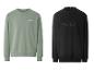 Twee sweatshirts: een lichtgroene met 'Club1990' en een zwarte met 'Originals'.