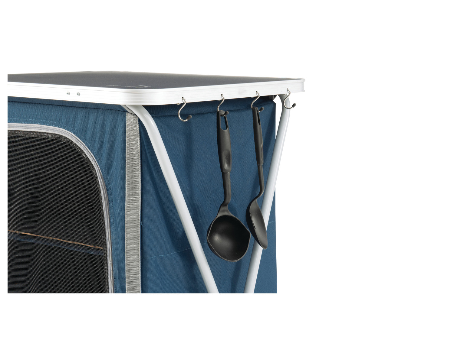AKTIVE Campingkast met ritssluiting, 66 x 56 x 46 cm, maximaal gewicht 25 kg, campingmeubel 63013 AKTIVE Campingkast met ritssluiting, 66 x 56 x 46 cm, maximaal gewicht 25 kg, campingmeubel 63013