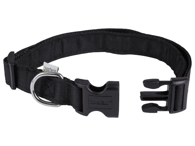 Zwarte hondenriem ZooFarıı met gespsluiting.
