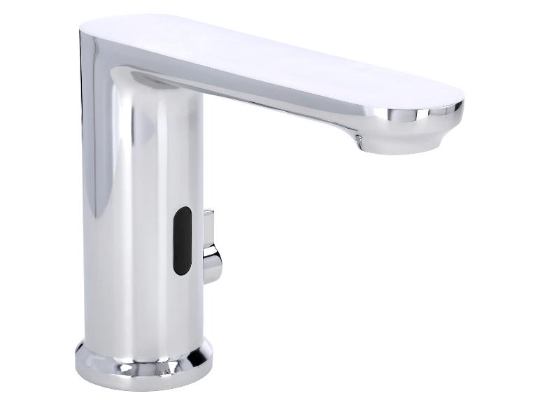 Chromen contactloze kraan met sensor