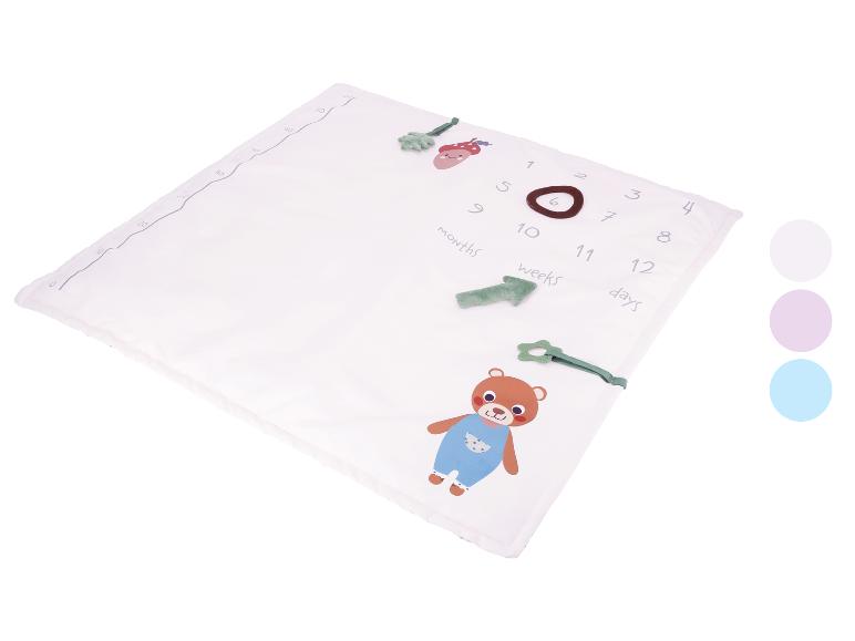 Baby speelmat met cijfers en schattige dierenfiguren.