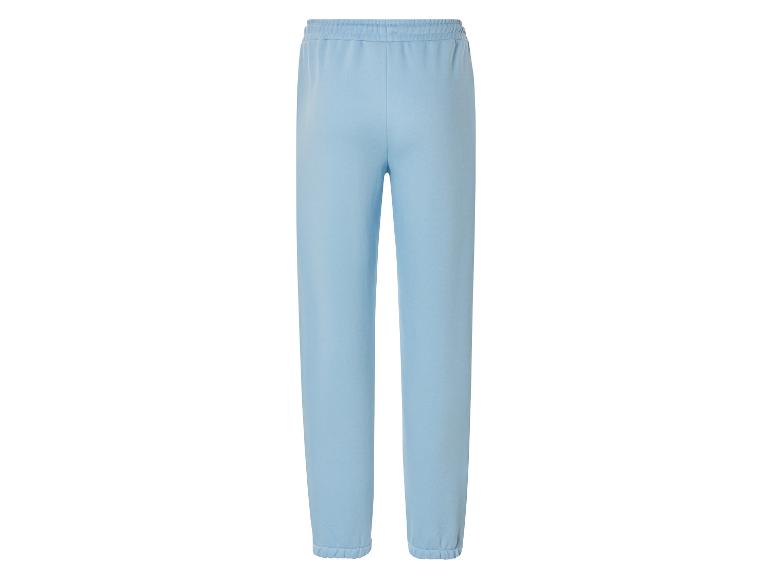 Lichtblauwe joggingbroek voor dames.