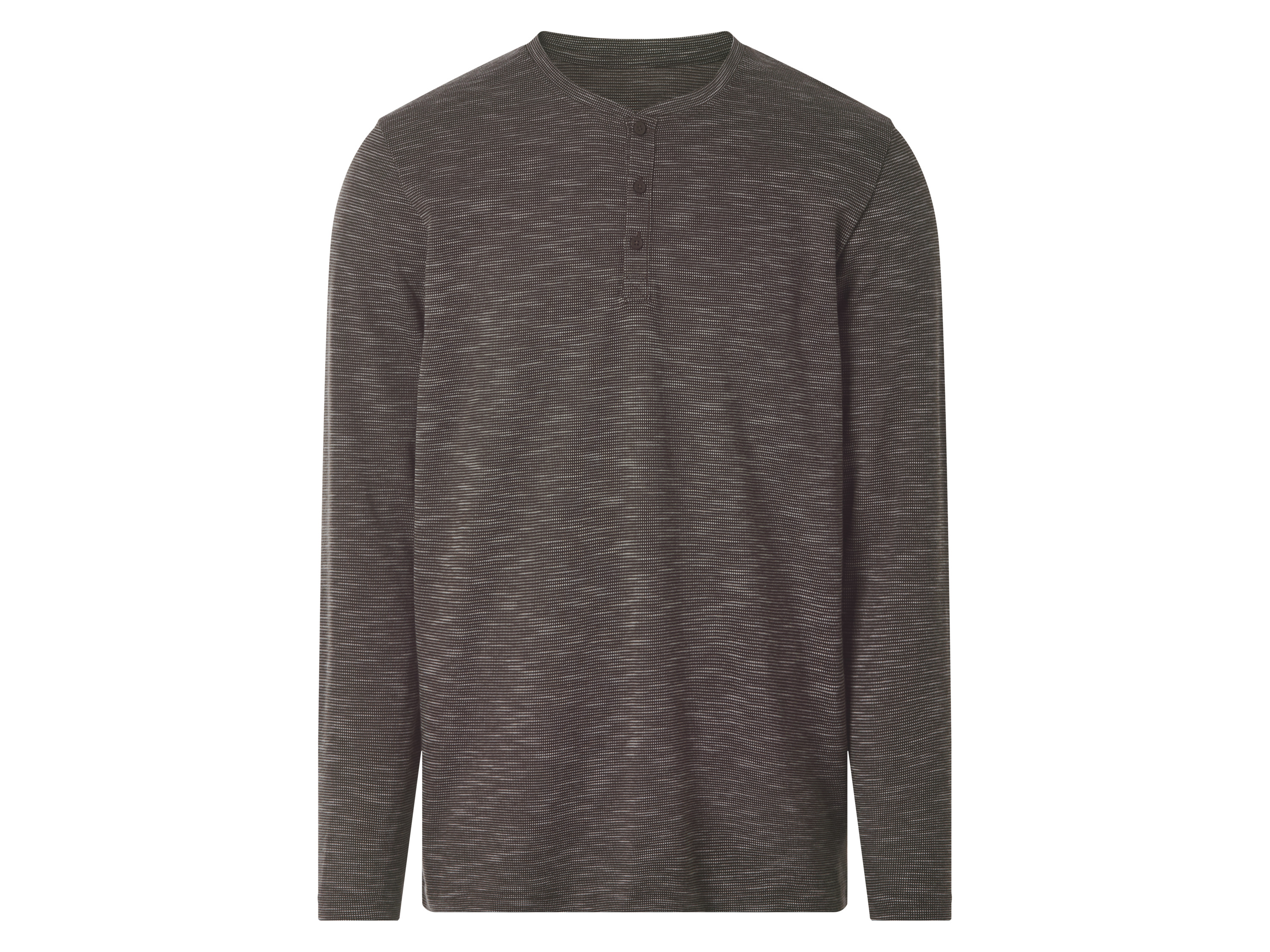 ESMARA MEN Heren longsleeve (Bruin, L)
