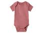 Roze baby romper met korte mouwen