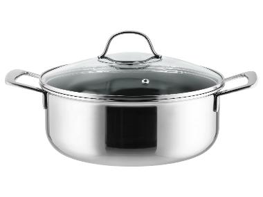SILVERCREST® RVS kookpan Ø24 cm - 3-laags