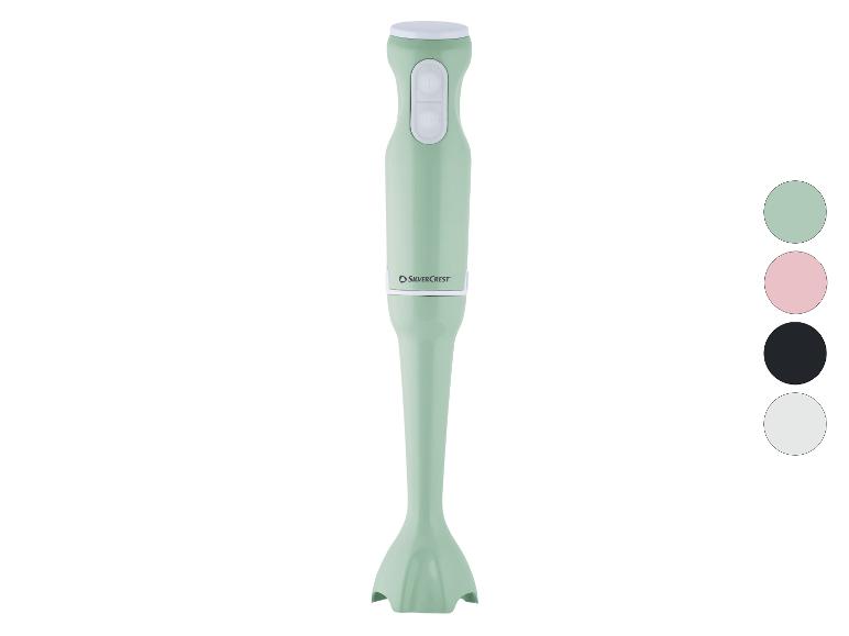 SilverCrest staafmixer in mintgroen met kleurstalen
