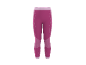 Roze capri sportlegging voor dames met textuurdetails en hoge taille.