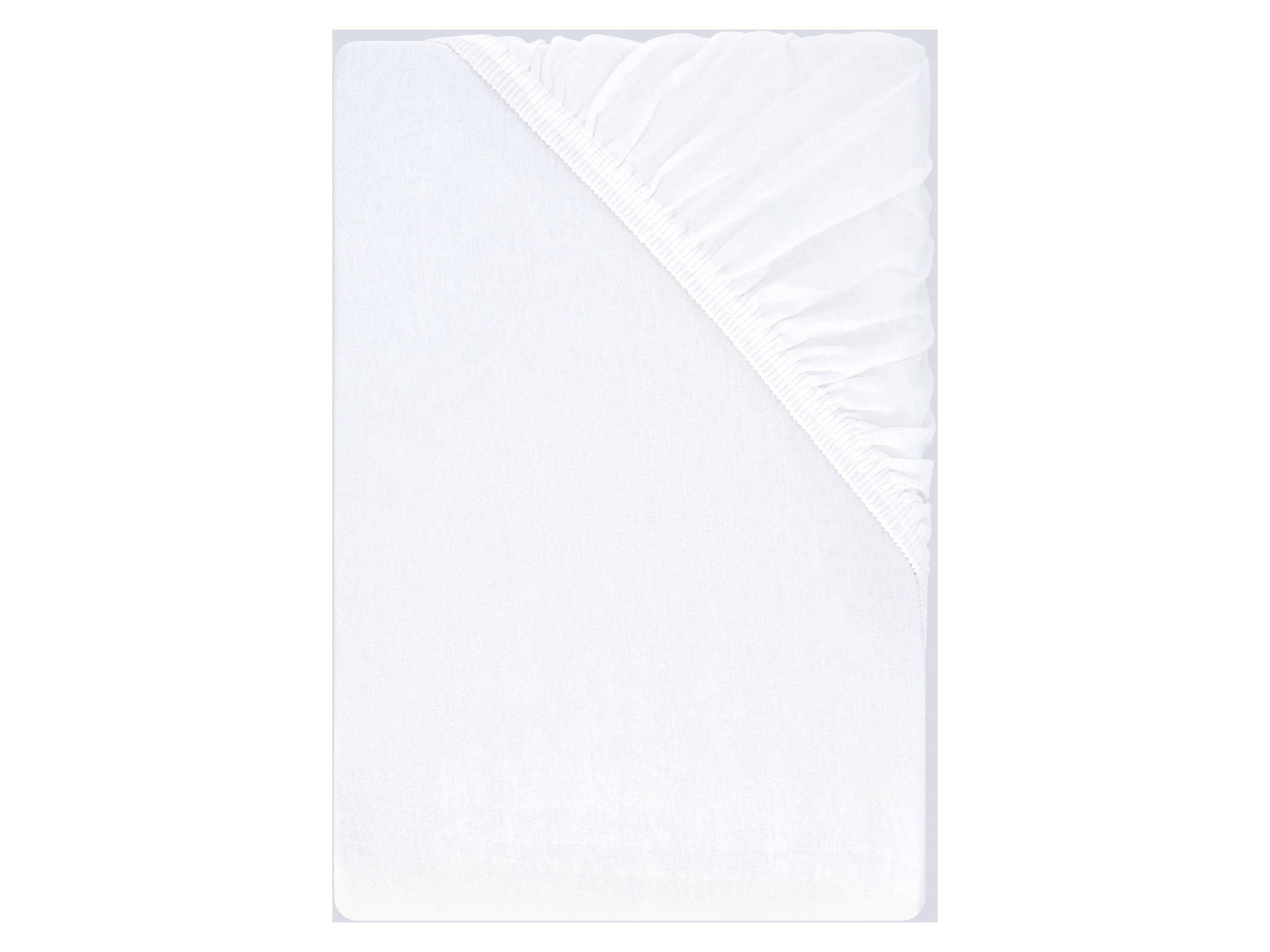 LIVARNO Jersey hoeslaken 180-200 x 200 cm (Wit)