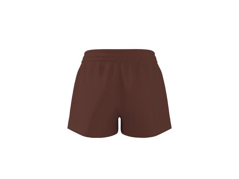 Bruine sportshorts met elastische tailleband