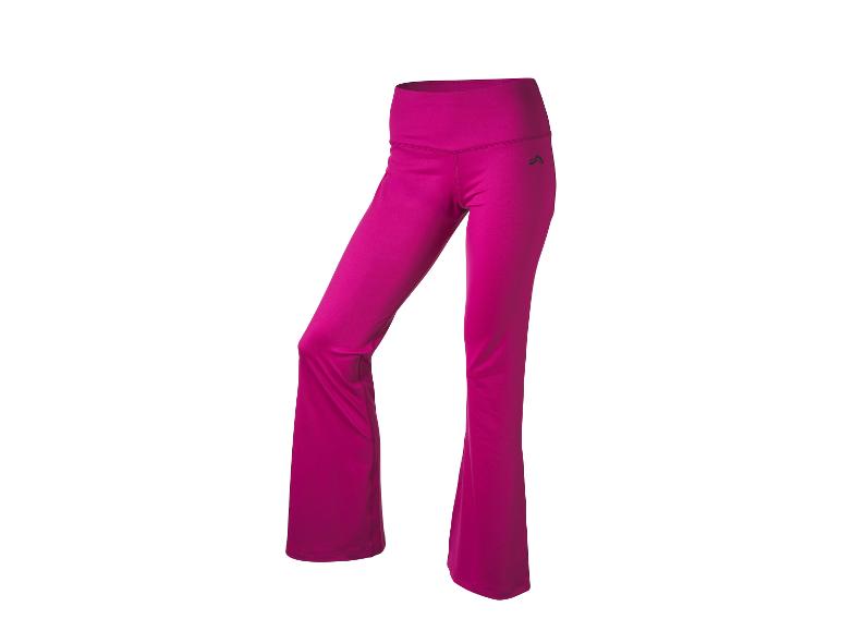 Fuchsia flared sportbroek