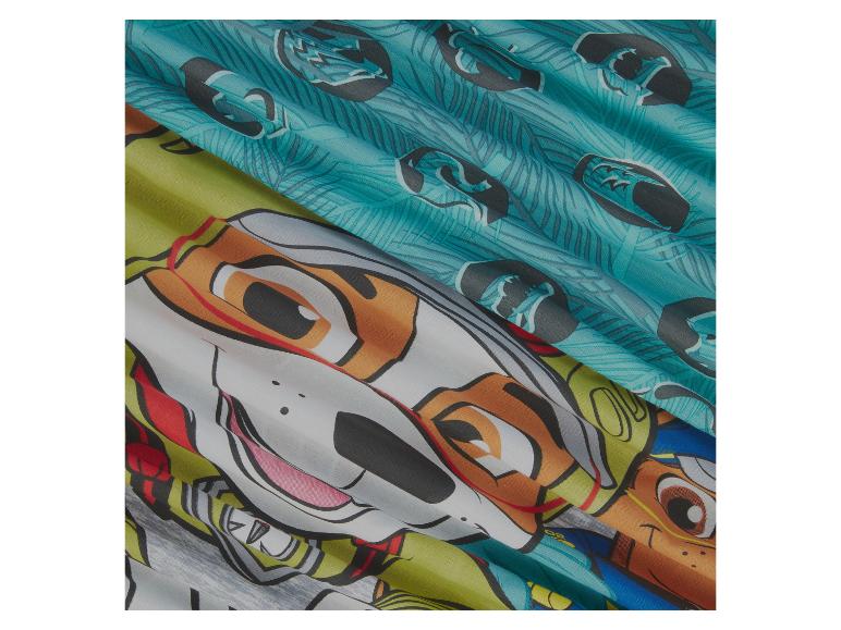 Kinderstoffen met Paw Patrol prints en tropische dessins.