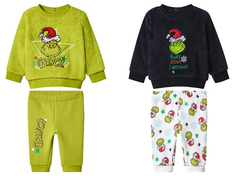 Grinch baby pyjamasets met lange mouwen en broeken