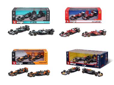 BBURAGO F1 modelauto Ferrari 2025 versie, 1:43, set van 2