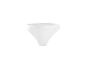 Witte geribbelde dames slip met hoge taille