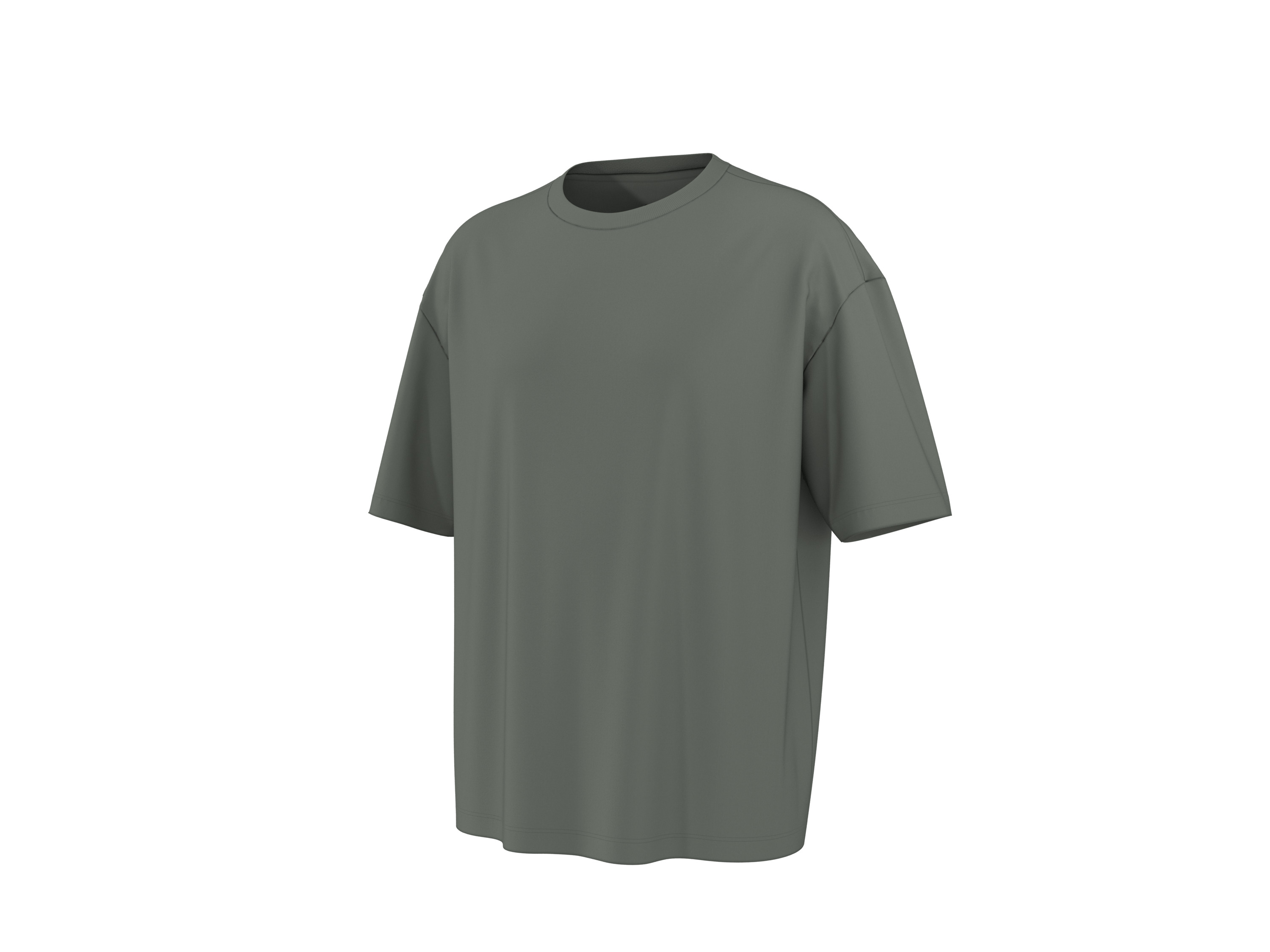 esmara Men Oversized heren T-shirt (Groen, M)