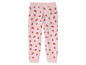 Roze broek met watermeloenprint.