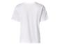 Wit T-shirt met korte mouwen, achterkant.