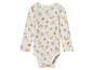 Baby romper met lange mouwen met print van fruit en zonnetjes