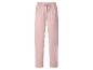 Lichtroze pyjamabroek met trekkoord in de taille.