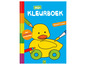 Kleurboek met eend op wielen, geschikt voor kinderen vanaf 2 jaar.